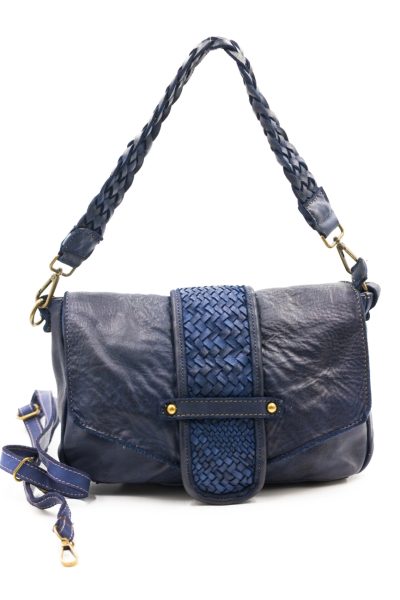 Torebka język pleciony – Granat, Średni