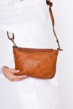 Torebka klapka sprzączka magnes – Camelowy, Mały