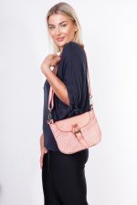 Torebka klapka sprzączka magnes – Puder, Mały