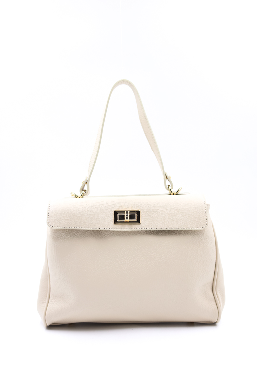 Torebka mała aktówka – Beż, Średni