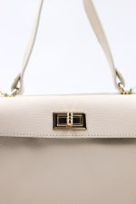 Torebka mała aktówka – Beż, Średni