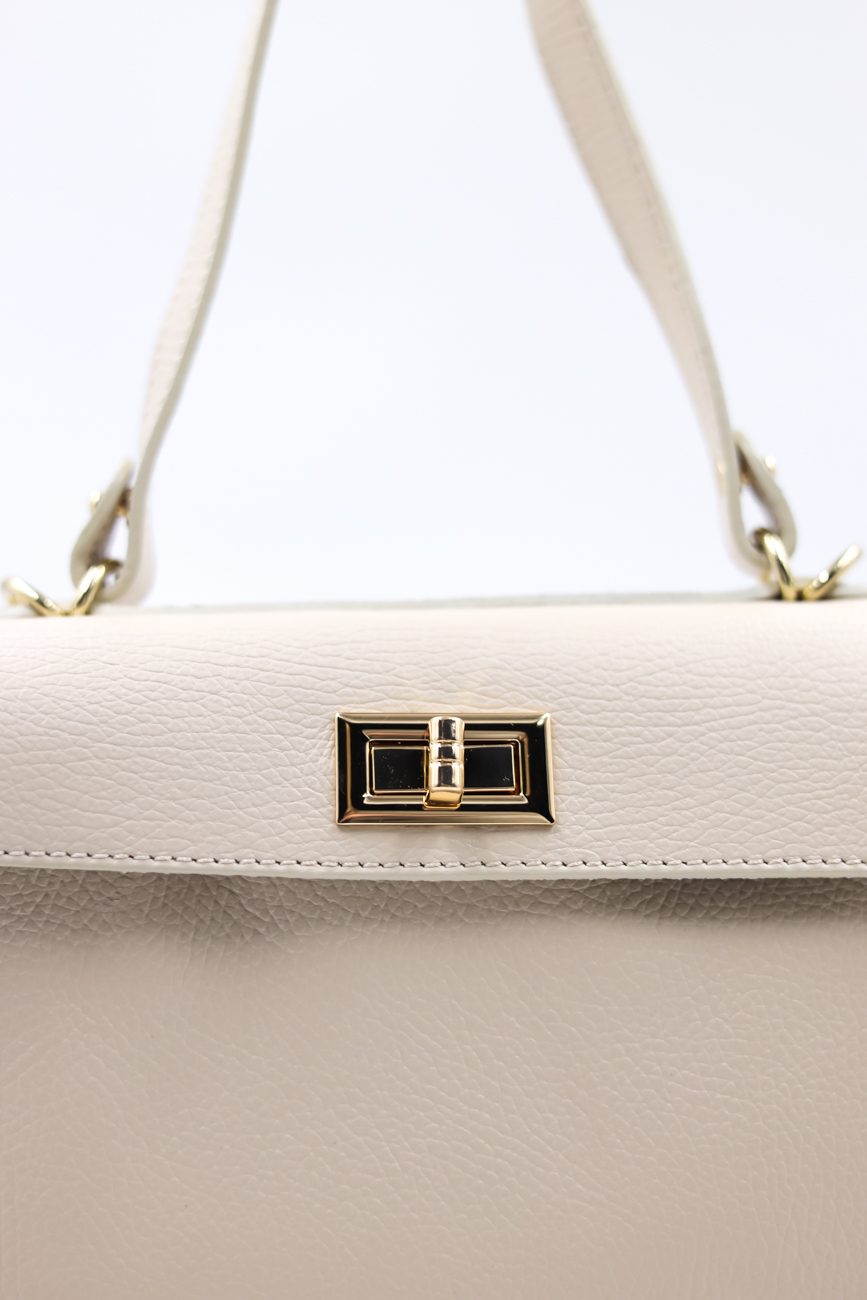 Torebka mała aktówka – Beż, Średni