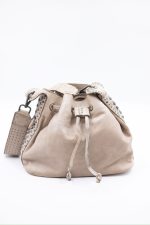 Torebka worek bok ćwieki – Beż, Mały