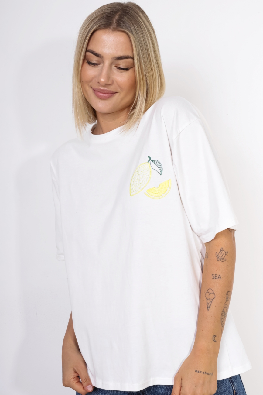 T-shirt Lemon – Ecru, UNI