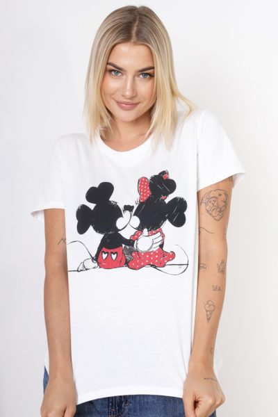 T-shirt Miki kiss – Ecru, UNI