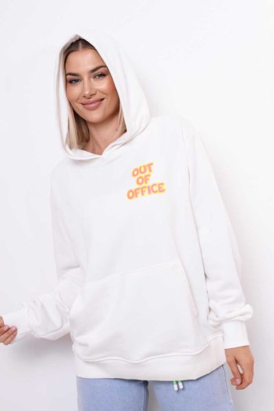 Bluza kaptur Out Of Office – Ecru, UNI