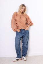 Bluzka Silvia – Camelowy, UNI