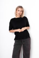 Bluzka dół koronka – Czarny, UNI