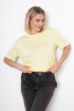 Bluzka dół koronka – Żółty, UNI