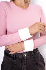 Bluzka mankiet – Puder, UNI