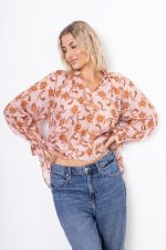 Bluzka ornamenty – Puder, UNI
