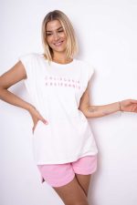 Bluzka poduszki California – Fuksja, UNI