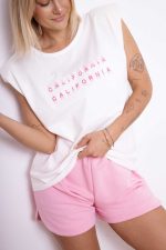 Bluzka poduszki California – Fuksja, UNI