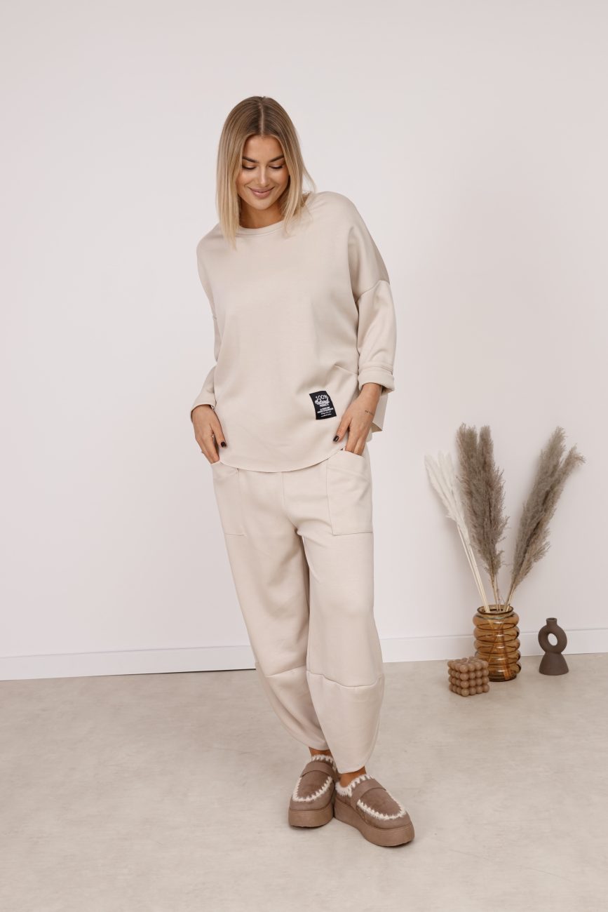 Komplet biedronka pianka – Beż, UNI