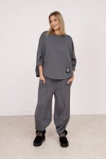 Komplet biedronka pianka – Grafit, UNI