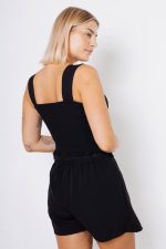 Komplet topik+spódnico-spodenki – Czarny, UNI