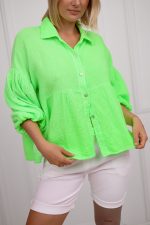 Koszula Paola – Limonka neon, UNI