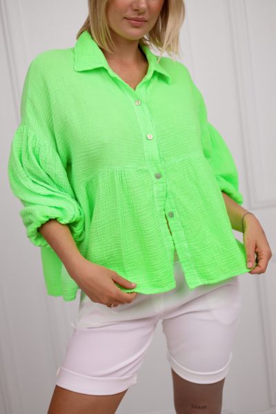 Koszula Paola – Limonka neon, UNI