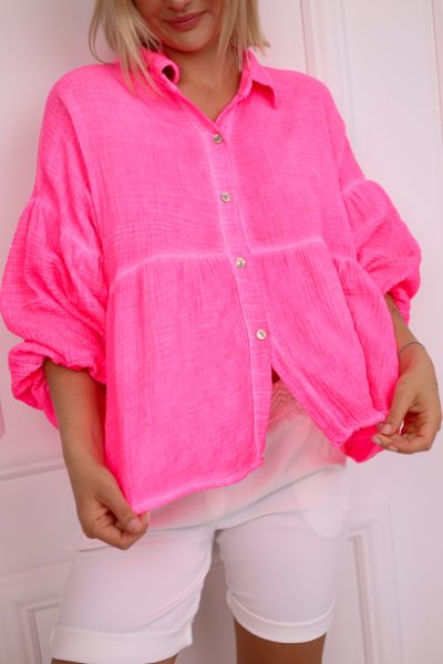 Koszula Paola – Róż neon, UNI