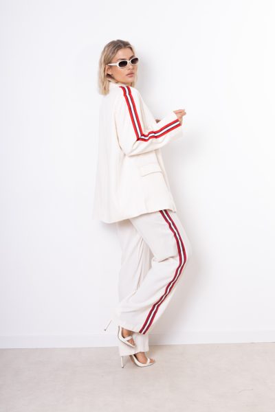 Spodnie kant lampasy – Piasek, M