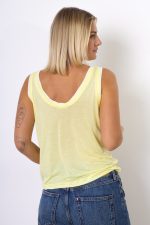 Top lamówka – Żółty, UNI