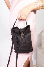 Torebka mała sprzączka – Czekolada, UNI