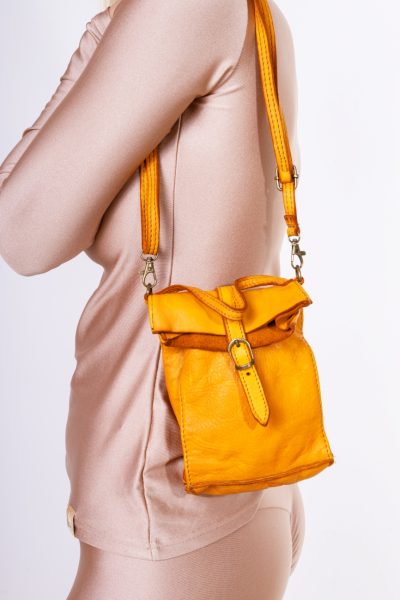 Torebka mała sprzączka – Musztarda, Mały