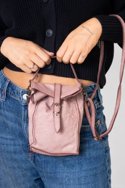 Torebka mała sprzączka – Puder, Mały