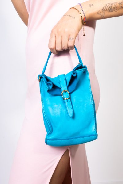 Torebka mała sprzączka – Turkus, Mały