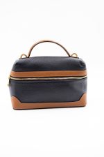 Torebka mały kuferek – Czarny/camel, Mały