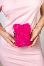 Torebka reporterka pleciona – Fuksja, Mały