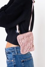 Torebka reporterka pleciona – Puder, Mały