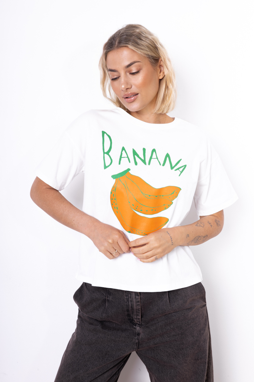 T-shirt Banana – Ecru, UNI