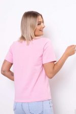 T-shirt LA – Różowy, UNI