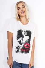 T-shirt Marylin – Ecru, UNI
