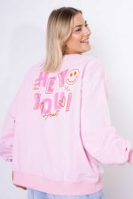 Bluza emotka Hey You – Puder, UNI