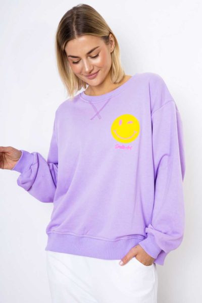Bluza emotka Why Not – Lila, UNI