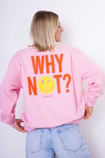 Bluza emotka Why Not – Puder, UNI