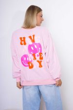 Bluza emotki Have A Nice Day – Puder, UNI