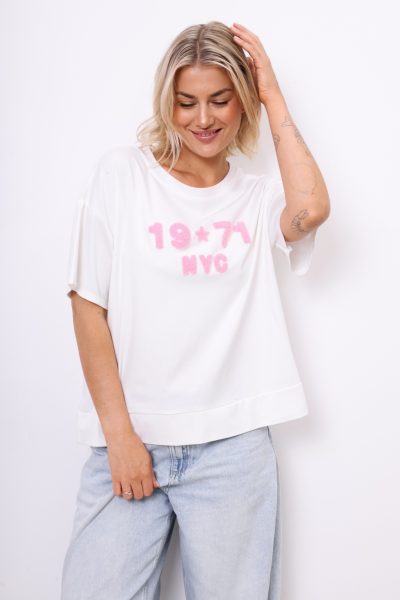 Bluzka 19*71 NYC – Biały, UNI