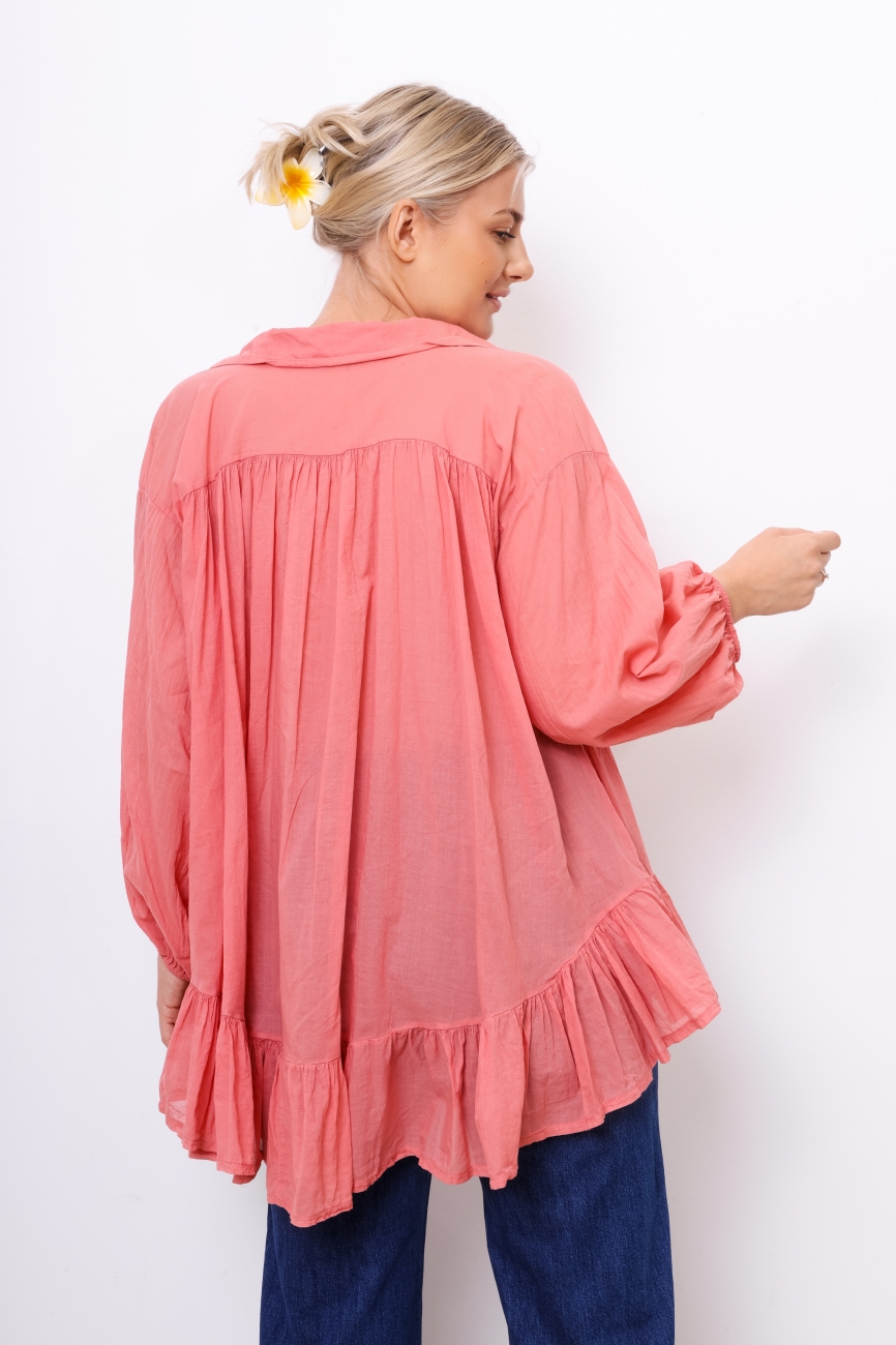 Bluzka Agnese – Brudny róż, UNI