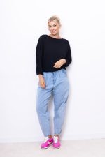 Bluzka nietoperz Mooij – Czarny, UNI