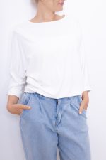 Bluzka nietoperz Mooij – Ecru, UNI