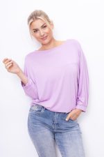Bluzka nietoperz Mooij – Lila, UNI
