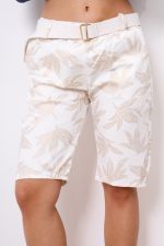 Spodenki złote liście – Ecru, UNI