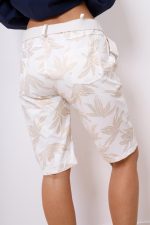 Spodenki złote liście – Ecru, UNI