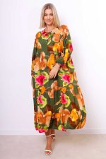 Sukienka Carmen – Oliwka, UNI