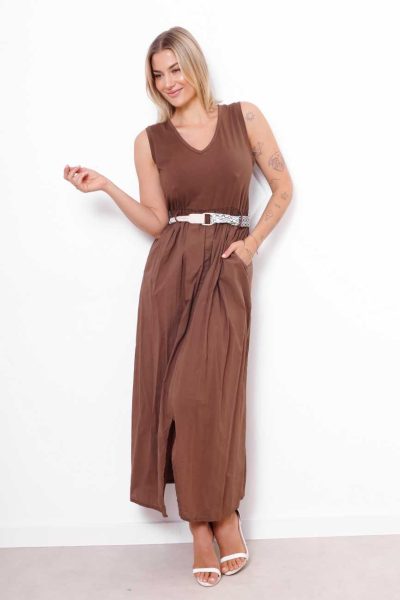 Sukienka Delia – Czekolada, UNI