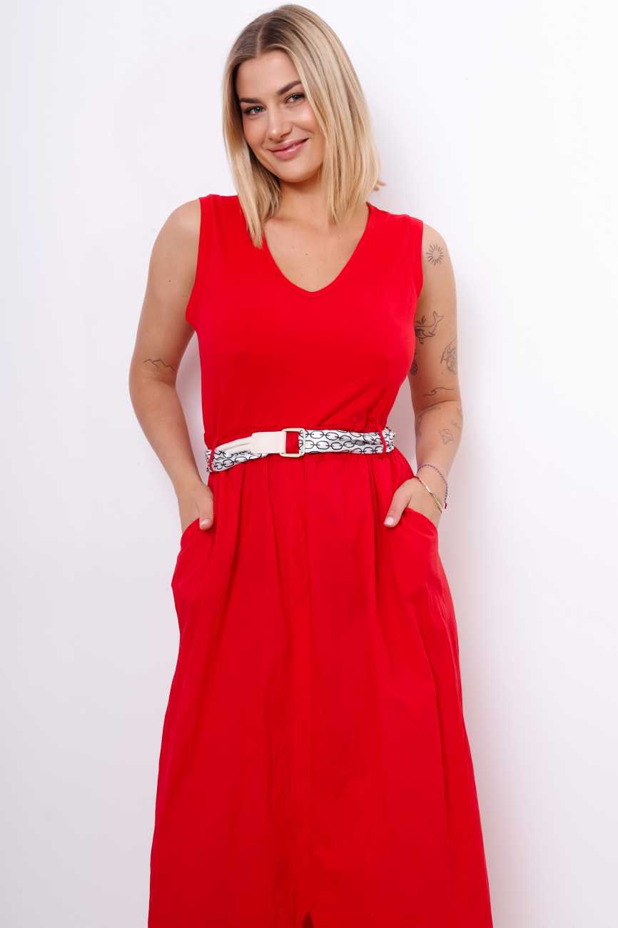 Sukienka Delia – Czerwony, UNI