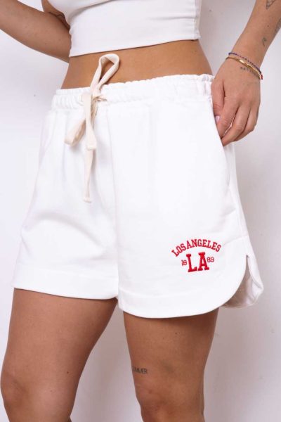 Szorty Los Angeles – Biały, UNI
